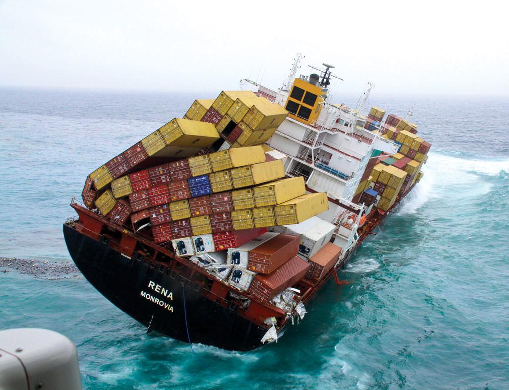 Container Ship Sinking