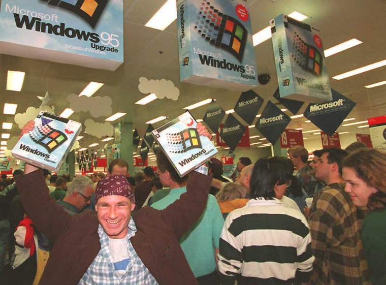 The proud owner of a boxed copy of Windows 95